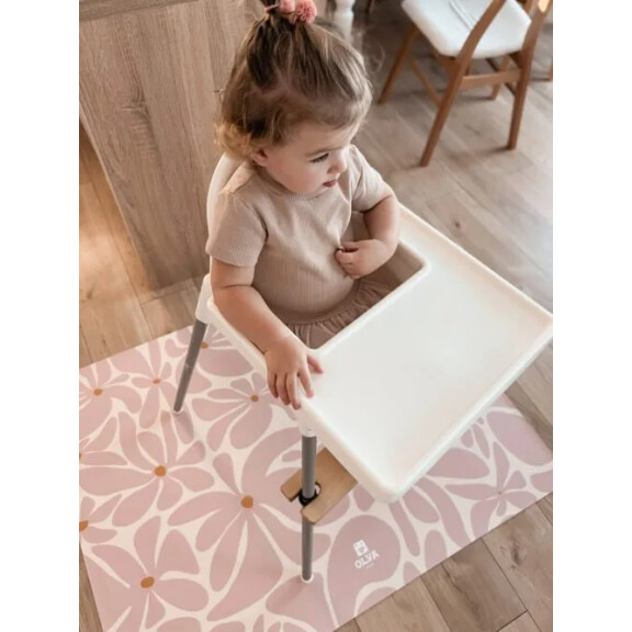 Olya Kids Mata Ochronna | DAISY PINK 125×95 cm