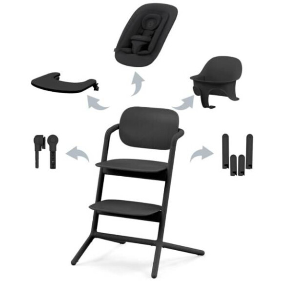 Cybex Lemo 4w1 krzesełko do karmienia / Stunning Black
