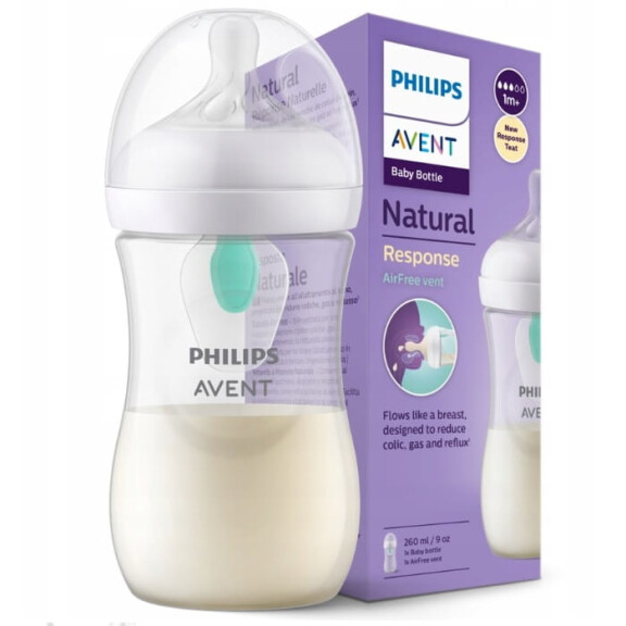 AVENT BUTELKA ABTYKOLKOWA NATURAL RESPONSE AIRFREE 260 ml