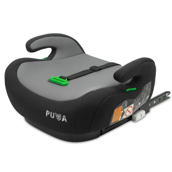 Caretero Puma i-Size Isofix podstawka poddupnik booster 125-150 cm / Black