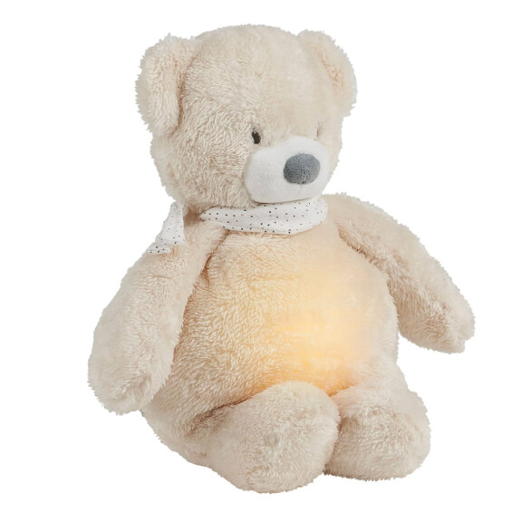PETIT&MARS PLUSZOWA PRZYTULANKA MUZYCZNA ZE ŚWIATŁEM I CZUJNIKIEM PŁACZU BEAR SAND