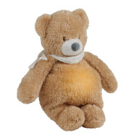 PETIT&MARS PLUSZOWA PRZYTULANKA MUZYCZNA ZE ŚWIATŁEM I CZUJNIKIEM PŁACZU BEAR BRĄZ