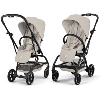 Cybex Eezy S Twist+2 Wózek spacerówka siedzisko tył przód / Dune Grey