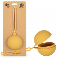 PETITE&MARS Silikonowe etui na smoczek Intense Ochre