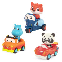 B.Toys zestaw 3 miękkich autek sensorycznych 12M+