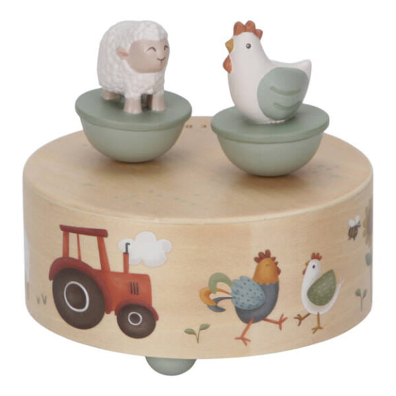 Little Dutch tańcząca pozytywka grająca Little Farm ze zwierzątkami