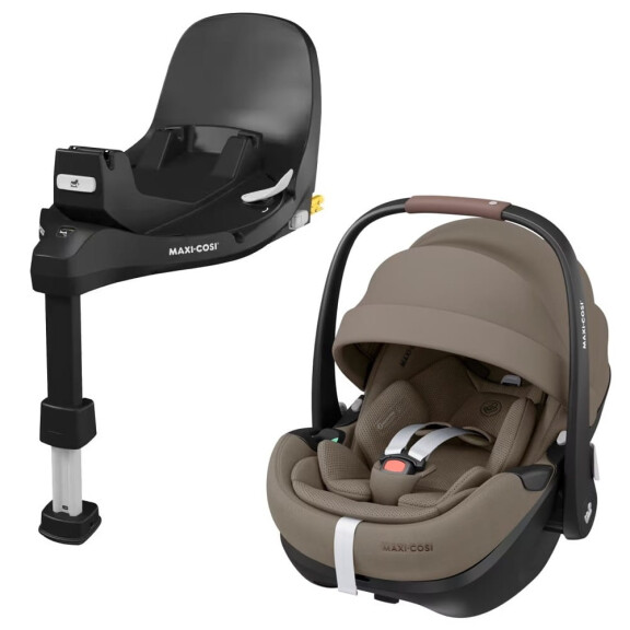 Maxi-Cosi Pebble 360 PRO2 zestaw fotelik 0-13 kg + baza isofix / Twillic Truffle