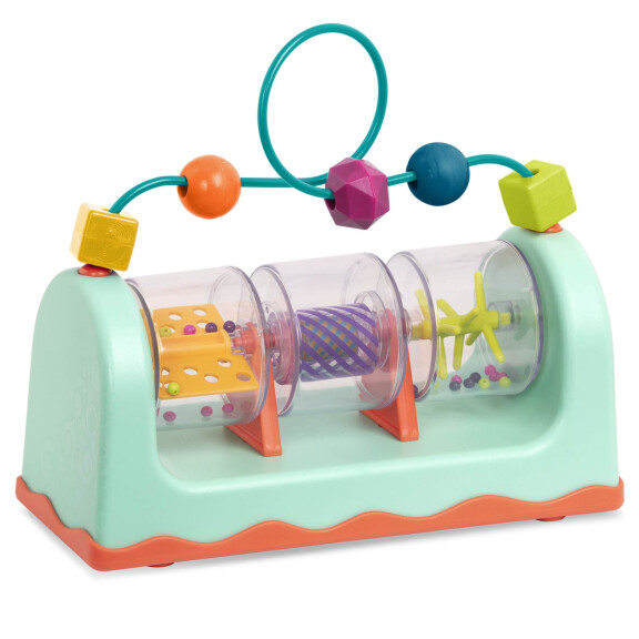B.Toys Stacja multiaktywna przeplatanka zabawka sensoryczna 6M+