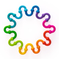 Fat Brain Toy Plip Półokrągłe Klocki konstrukcyjne linki 20szt