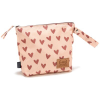 La Millou kosmetyczka wodoodporna roz. S szaszetka / Heartbeat Pink