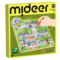 Mideer Magnetyczny labirynt - parking magnetyczna układanka 3+