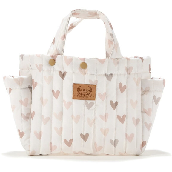 La Millou organizer do wózka ortalion pikowany / Heartbeat Beige