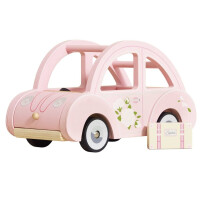 Drewniany samochód retro Sophie zabawka dla dzieci 2+ auto Le Toy Van