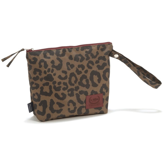 La Millou kosmetyczka wodoodporna roz. S szaszetka / Leopard Choco