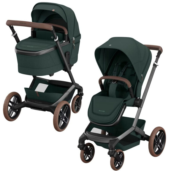 Maxi-Cosi Fame wózek dziecięcy głęboko spacerowy zestaw 2w1 / Twillic Green