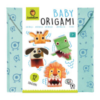 ludattica BABY ORIGAMI – zestaw kreatywny – ZWIERZĄTKA – wersja dla najmłodszych