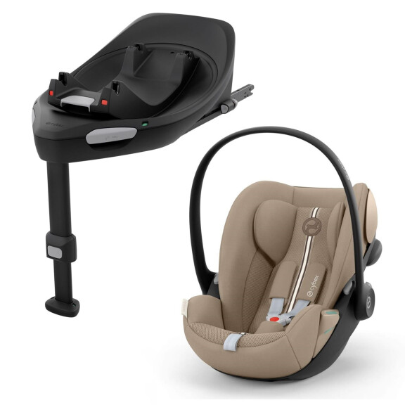 Cybex Cloud G i-Size fotelik 0-13 kg + baza isofix / Almond Beige Plus