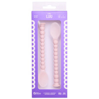 Luu Kids Zestaw Łyżek do Karmienia Velvet Blush 2szt
