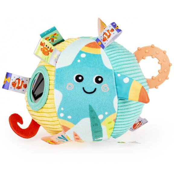 Jolly Baby miękka piłka sensoryczna Ocean Deluxe zabawka 0M+