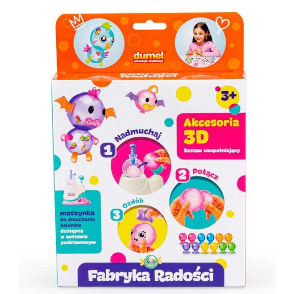 Dumel Discovery Fabryka Radości Balony Akcesoria 3D Zestaw uzupełniający