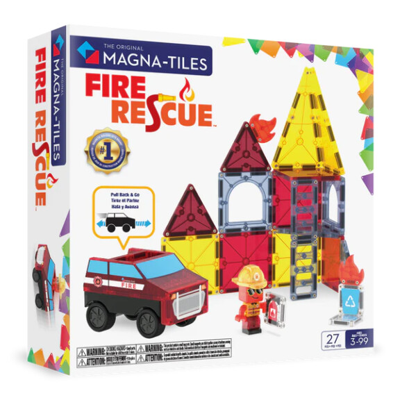 MAGNA-TILES Klocki Magnetyczne Fire Rescue 27 el.