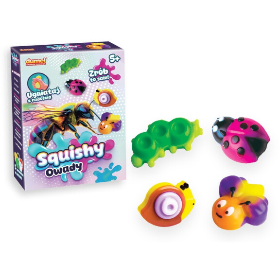 Dumel Squishy Owady zestaw masy plastycznej 5+
