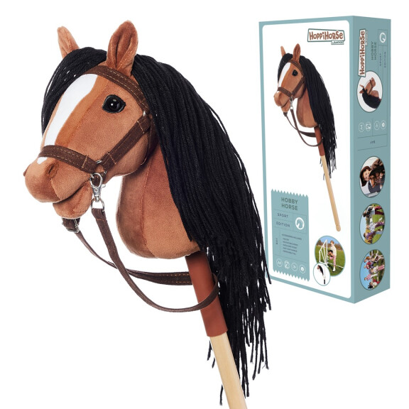 Hoppihorse Hobby Horse A4 Koń na kiju + akcesoria Bay