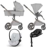 Anex Flo wózek dziecięcy zestaw 4w1 fotelik Cybex + baza isofix / Frossy