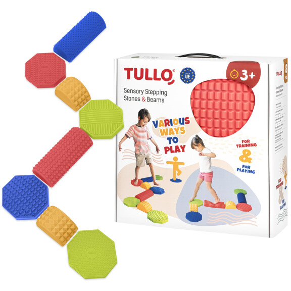 TULLO Kombinacyjna ścieżka sensoryczna 8 szt.