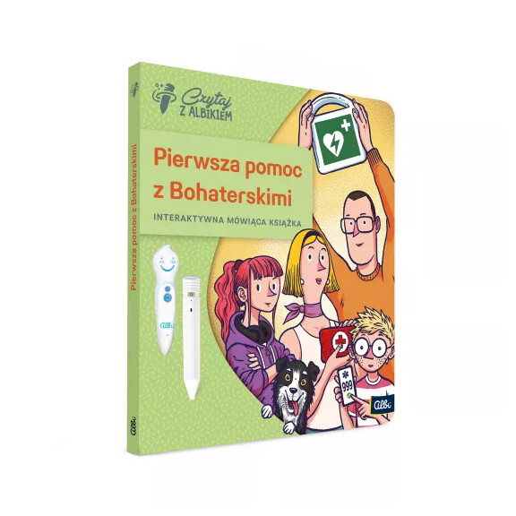 CZYTAJ Z ALBIKIEM Książka Pierwsza pomoc z Bohaterskimi 7+