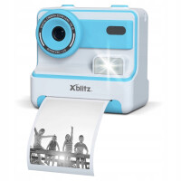 Xblitz FLASH BLUE APARAT NATYCHMIASTOWY DRUKARKA TERMICZNA + 3 ROLKI + 16GB (1)