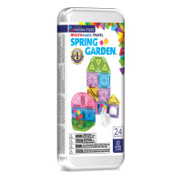 MAGNA-TILES Klocki Magnetyczne microMAGS Spring Garden Travel 24 el.