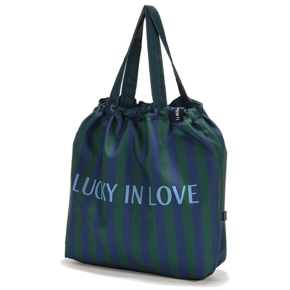 La Millou Torba Shopper Bag uniwersalna torba na ramię / Stripes Green