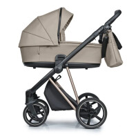 Roan IVI 2.0 Vintage Collection wózek dziecięcy głęboko spacerowy zestaw 2w1 / Almond Sugar