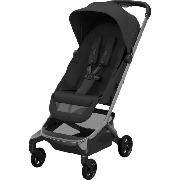 Maxi Cosi Fame Cabin - lekka spacerówka, kompaktowy wózek dziecięcy do samolotu | Onyx black