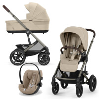 Cybex Talos S Lux wózek dziecięcy zestaw 3w1 / Almond Beige