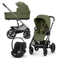 Cybex Talos S Lux wózek dziecięcy zestaw 3w1 / Moss Green