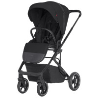 Carrello Alfa wózek dziecięcy spacerowy siedzisko tył przód / Black