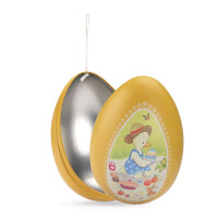 Moulin Roty Otwierane metalowe jajko 19 cm 632308 Święta Wielkanocne pudełeczko
