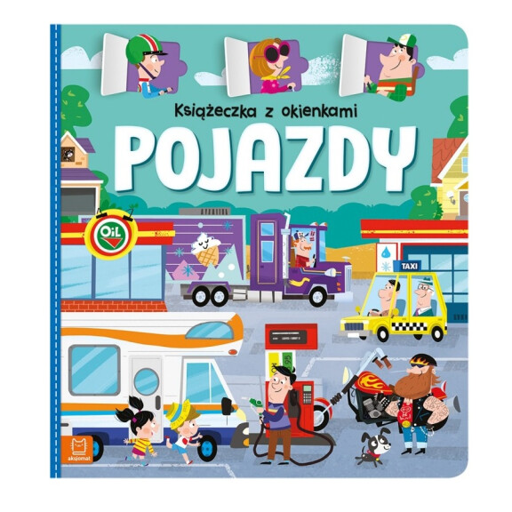Książeczka z okienkami. Pojazdy Agnieszka Bator dla dzieci 0-3 lat