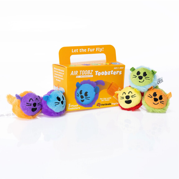 Fat Brain Toy Toobzters Pluszowe Piłeczki do Dmuchawy Air Toobz