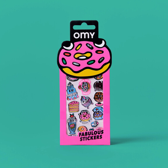 OMY ZESTAW WINYLOWYCH NAKLEJEK SET - ICONIC