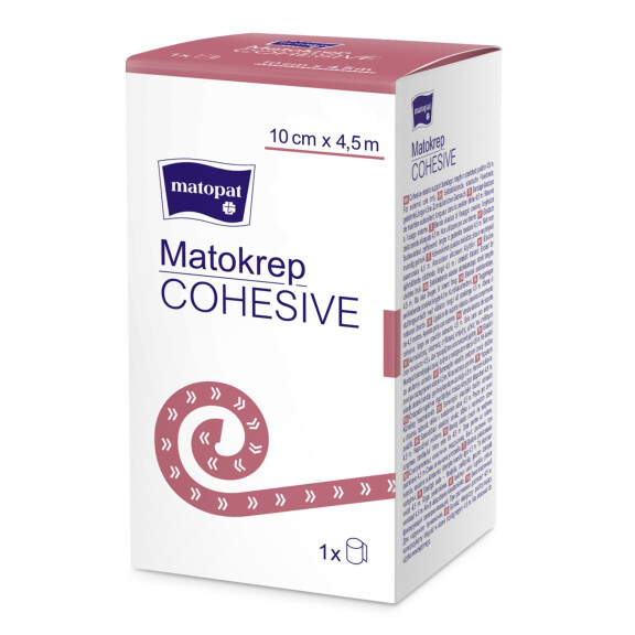 Matopat Matokrep COHESIVE rugalmas, öntapadó pólya 10cm x 4.5m
