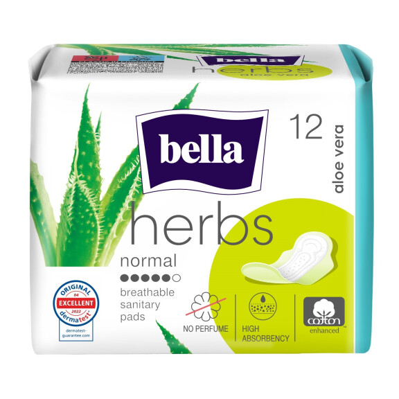 Bella Herbs Aloe vera egészségügyi betét 12 db