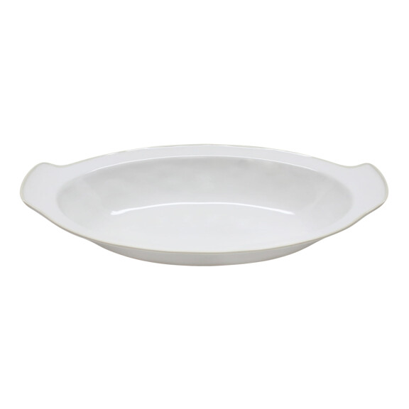 Beja- brytfanna do zapiekania owalna 33cm White&cream
