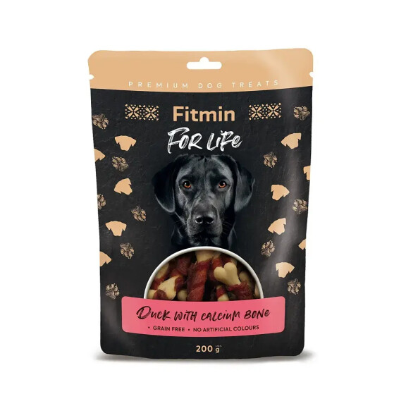 FITMIN FOR LIFE kostki wapniowe z kaczką 200g