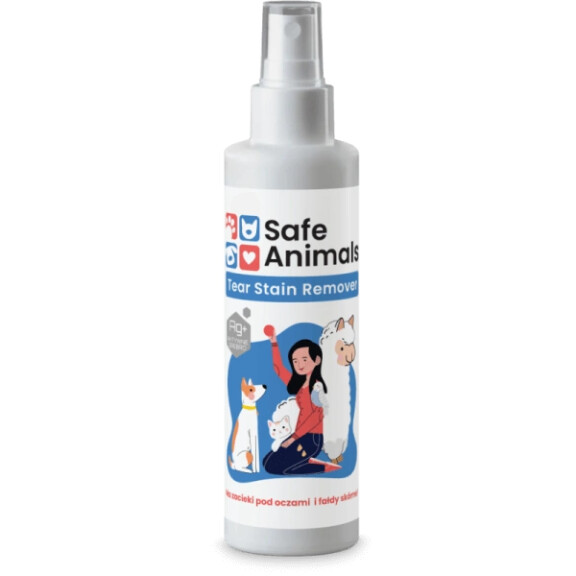 SAFE ANIMALS Tear Stain Remover - spray na zacieki pod oczami 100ml