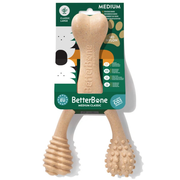 BetterBone Large Medium Classic - gryzak z bezpiecznej celulozy roślinnej