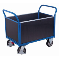 Wózek platformowy 1000kG - 4-burty płyta, VARIOfit