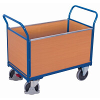 Wózek platformowy 400-500kG 4-burty płyta VARIOfit